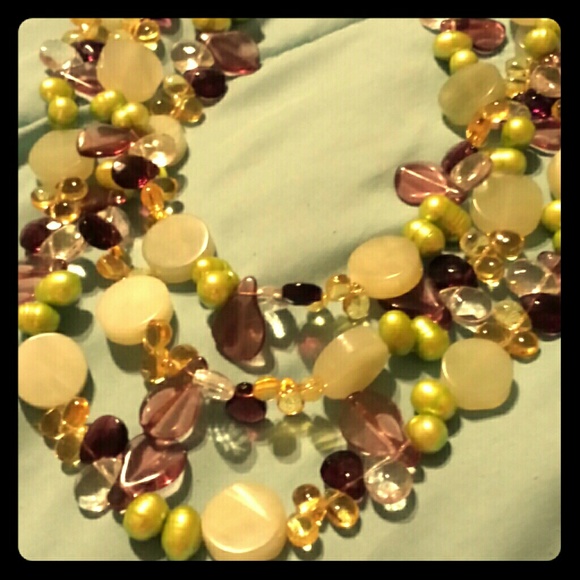 HANDMADE 3 Strand Necklace
