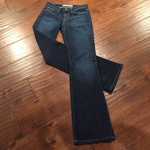 Low-rise, straight-leg Joe's Jeans