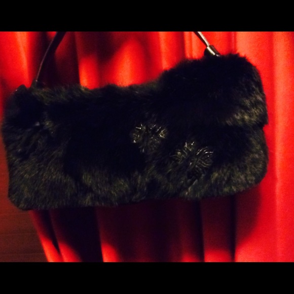 Adrienne Vittadini Handbags - Adrienne Vittadini Fur Purse