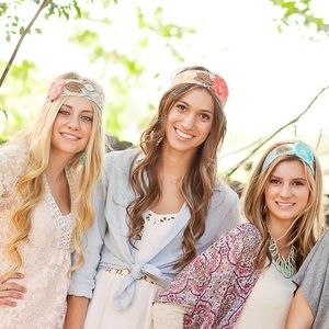 Vintage Rose Wraps Boutique Wrap Style Headband