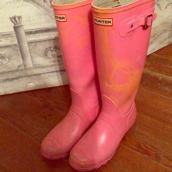 Hunter Boots - Pink Hunter Boots