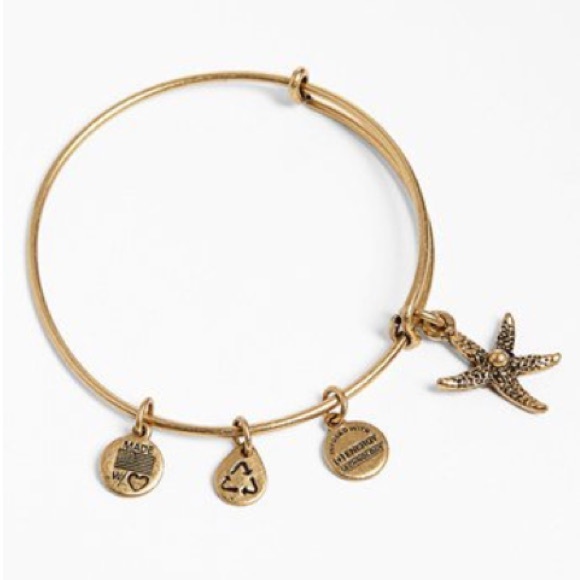 Authentic Alex & Ani Starfish Dangle bracelet
