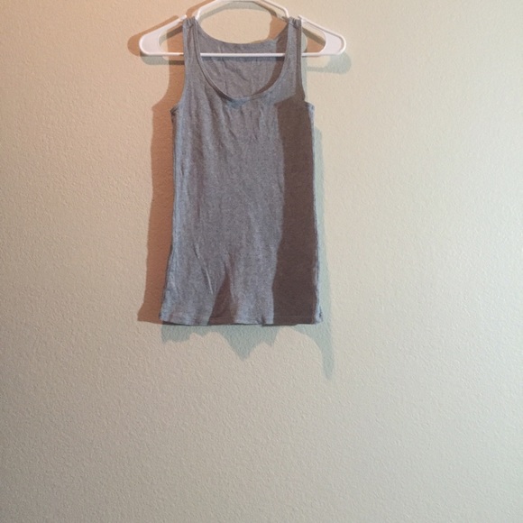 Uniqlo tank top light grey