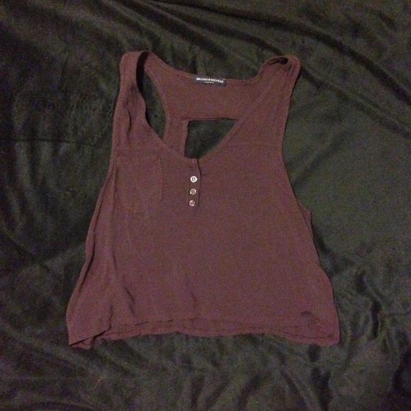 dark purple flowy shirt