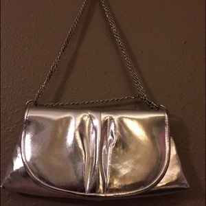 Silver handbag