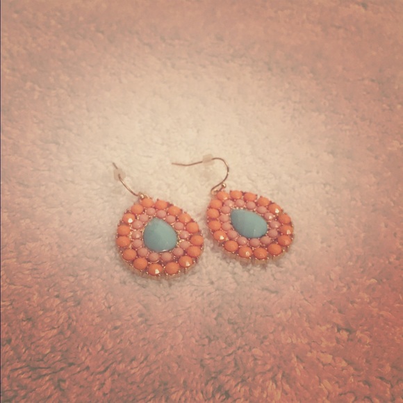 Light blue and two tone pink earrings!