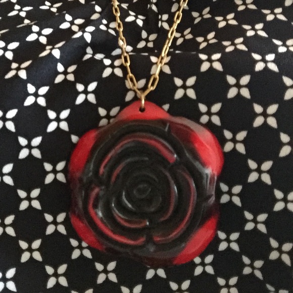 Rose Pendant Necklace - Picture 2 of 3