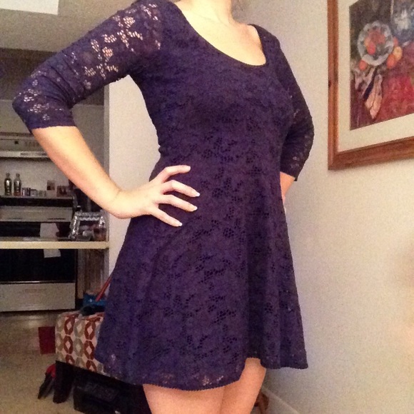 Free People Dresses & Skirts - Free people blue lace dress!!! NWOT