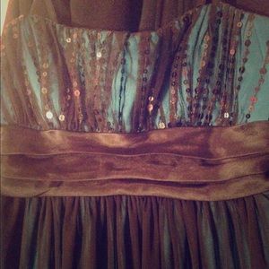 Turquoise dress(: