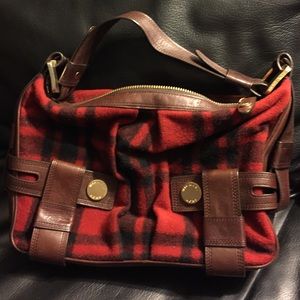 Michael Kors plaid purse with purse bag