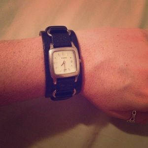 Fossil Leather Wrist Watch