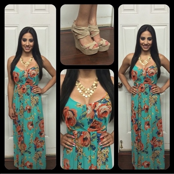 Floral maxi dress