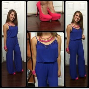Royal Blue jumpsuit