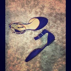 Royal blue forever 21 flats