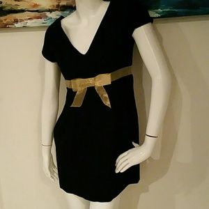 Daring short black dress