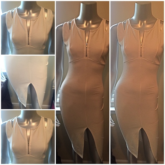 Dresses & Skirts - White fitted dress