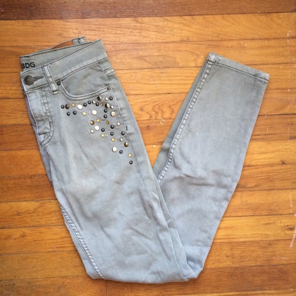 BDG Soft, stretchy, olive green jeggings