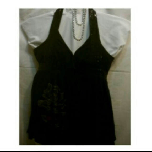 Ed Hardy/Christian Audigier Blk Rose of Death - Picture 1 of 4