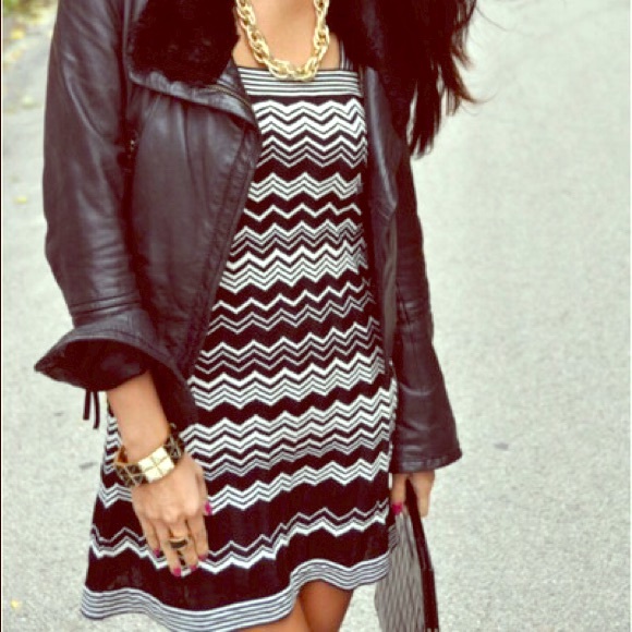 Black and white Missoni dress