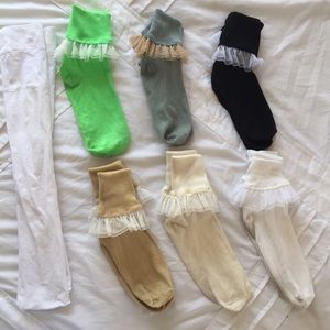 American Apparel Lace socks