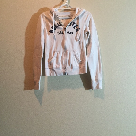 Classic Hollister hoodie white