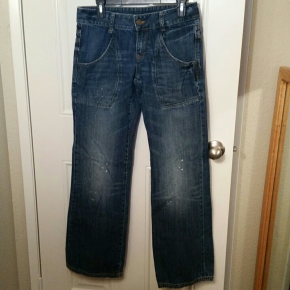 Dark blue denim