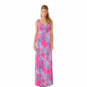 RESERVED Lilly Pulitzer XS Pink Samba Sloane Maxi