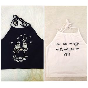 💖SOLD💖 Brandy Melville Sachi Halter Bundle