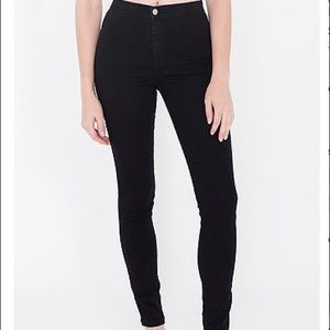 American Apparel Black Easy Jeans