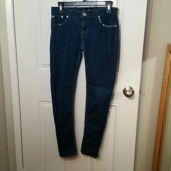 Denim skinny jeans