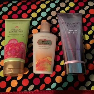 Brand new set of 3 Victoria Secret items