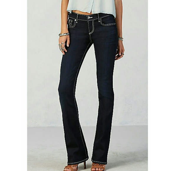 True Religion Jeans Sz 27 Dark Wash Bootcut Denim