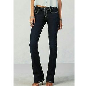 True Religion Jeans Sz 27 Dark Wash Bootcut Denim