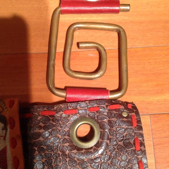 2X HP🎉 🚫SOLD🚫 artisan fairy leather handbag - Picture 3 of 4