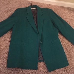 Green blazer