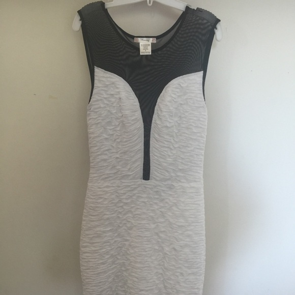 White mesh dress. Stretchy fit!