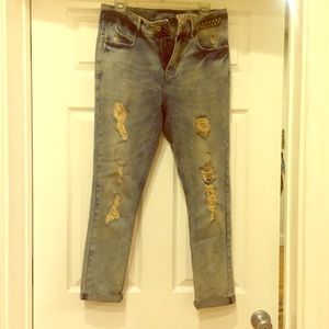 ASOS Distressed Skinny Boyfriend Jean