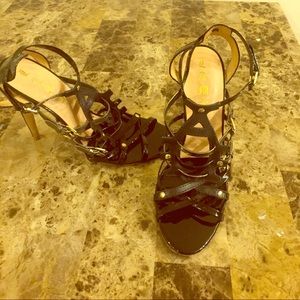 L.A.M.B. Strappy Sandals