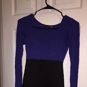 Multi Colored tight black dress