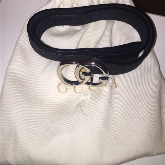 Gucci toddler black leather