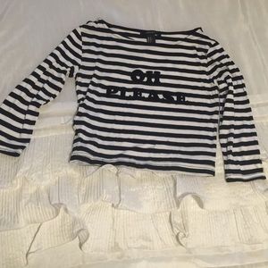 New crop top never worn new with tags