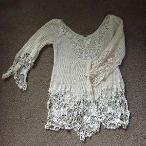 Free People Crochet Top