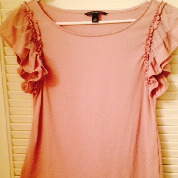 Banana Republic pink shirt