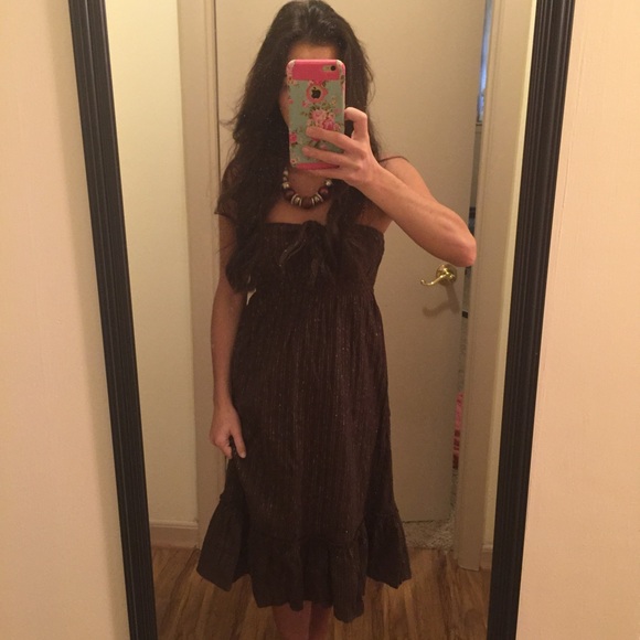 Strapless dress