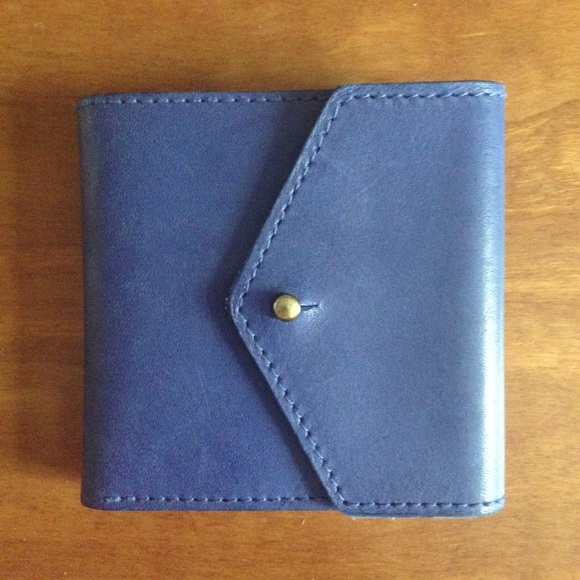 Madewell Blue Leather Wallet