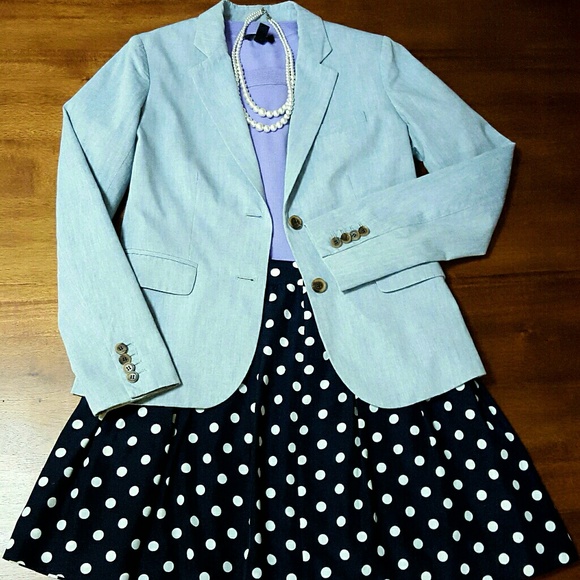 Chambray Schoolboy Blazer