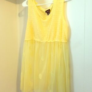 Never worn, summer dress worn with leggings