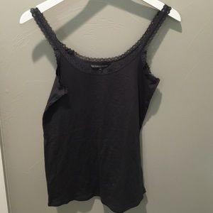 Grey lace cami