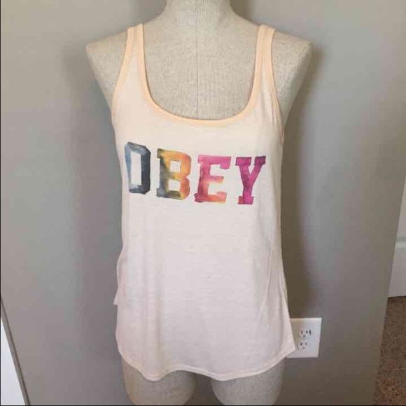Obey collegiate watercolor tank