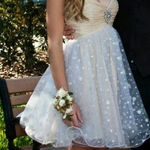 Blush Homecoming Dress